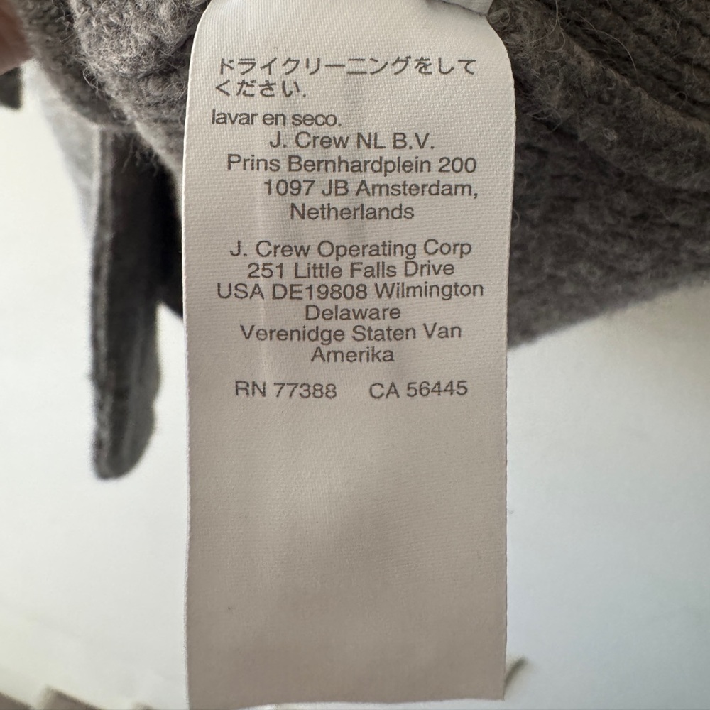 J.Crew Cocoon Sweater Blazer BA551 in Graphite Gray, Merino Wool Alpaca Blend - Picture 10 of 12